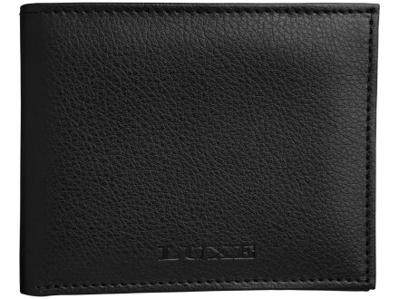 Подарочный набор из шариковой ручки и портмоне, черный Подарочный набор из шариковой ручки и портмоне, черный