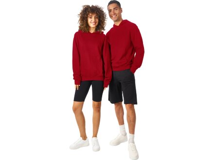 Худи Warsaw, футер 220гр, красный Худи Warsaw, футер 220гр, красный