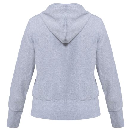 Толстовка женская Hooded Full Zip серый меланж Толстовка женская Hooded Full Zip серый меланж