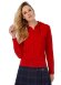 Толстовка женская Hooded Full Zip серый меланж с нанесением логотипа