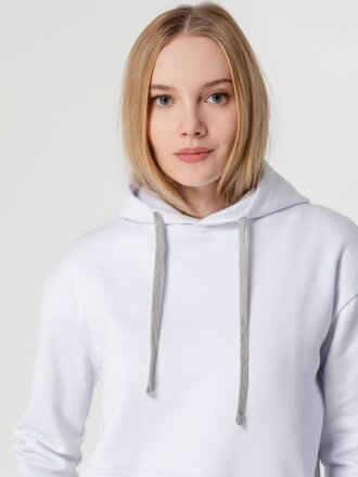 Толстовка с капюшоном Unit Kirenga Heavy, белая Толстовка с капюшоном Unit Kirenga Heavy, белая