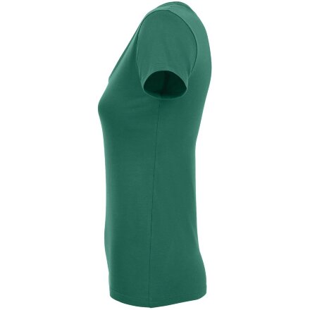 Футболка женская Metropolitan, изумрудно-зеленая Футболка женская Metropolitan, изумрудно-зеленая