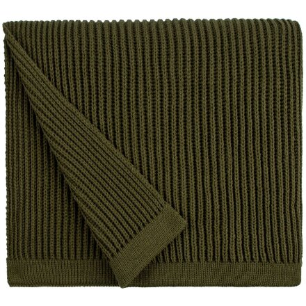 Плед Shirr, зеленый (оливковый) Плед Shirr, зеленый (оливковый)