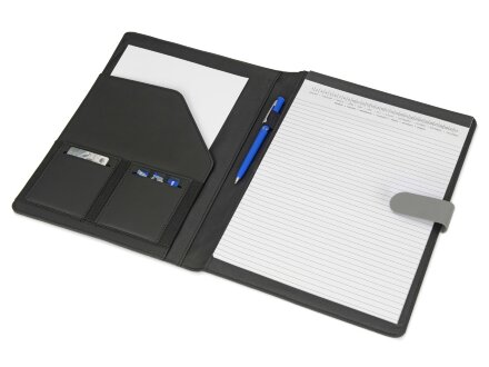 Папка для документов Route с блокнотом, светло-серый Папка для документов Route с блокнотом, светло-серый