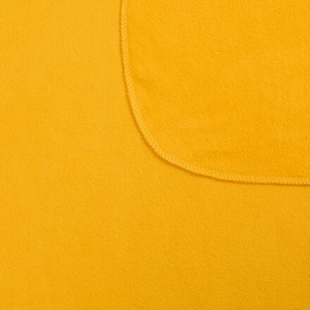 Флисовый плед Warm&Peace, желтый