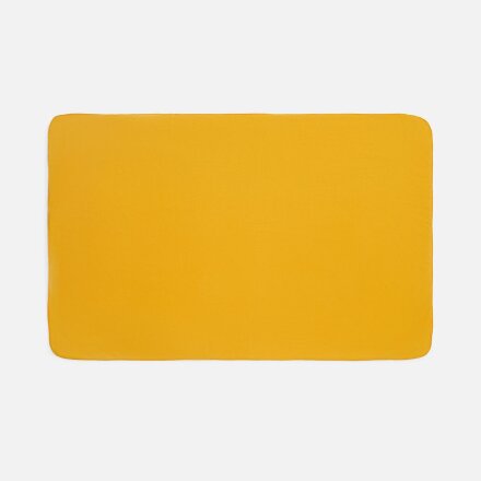 Флисовый плед Warm&Peace, желтый