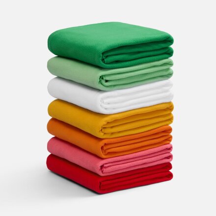 Флисовый плед Warm&Peace, желтый