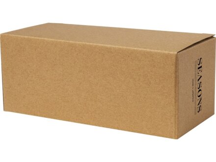 Стеклянный стакан Manti объемом 100 мл с двойными стенками и подставкой из бамбука, 2 шт. , natural