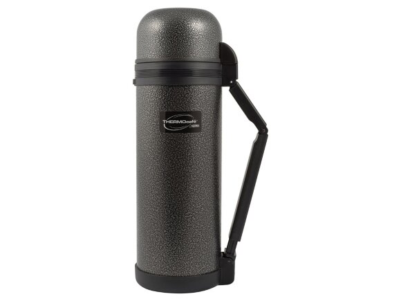Термос из нерж. стали тм ThermoCafe HAMMP-1800-HT, 1.8L, серый с нанесением логотипа