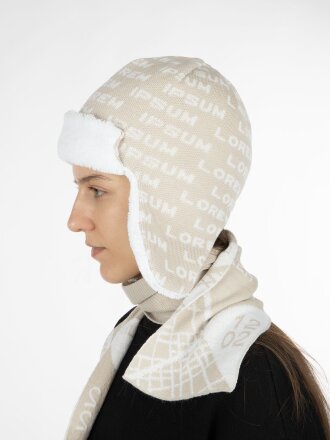 Шапка на заказ Tricksy Vesh, полушерсть Шапка на заказ Tricksy Vesh, полушерсть