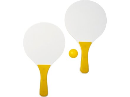 Набор для пляжных игр Bounce, желтый Набор для пляжных игр Bounce, желтый