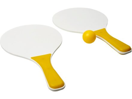 Набор для пляжных игр Bounce, желтый Набор для пляжных игр Bounce, желтый