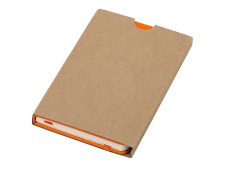 Блокнот Vision 2.0 А6 в твердой обложке, оранжевый Блокнот Vision 2.0 А6 в твердой обложке, оранжевый