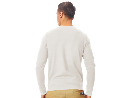 Свитшот Motion унисекс с начесом, белый Свитшот Motion унисекс с начесом, белый