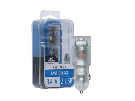Автомобильное зарядное устройство VA4223, прозрачный Автомобильное зарядное устройство VA4223, прозрачный