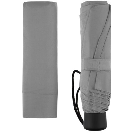 Зонт складной Trend Mini, серый Зонт складной Trend Mini, серый