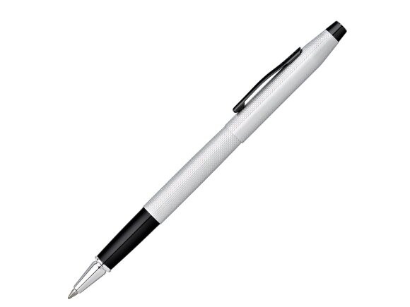 Ручка-роллер Selectip Cross Classic Century Brushed Chrome, серебристый с нанесением логотипа