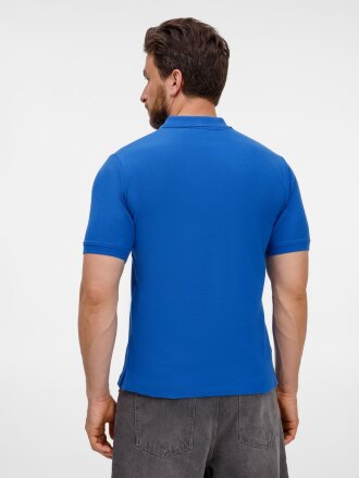 Рубашка поло унисекс Upswing, ярко-синяя Рубашка поло унисекс Upswing, ярко-синяя