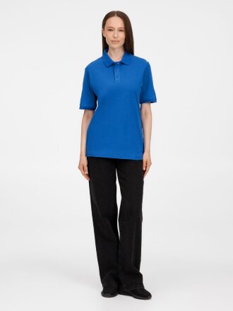 Рубашка поло унисекс Upswing, ярко-синяя Рубашка поло унисекс Upswing, ярко-синяя