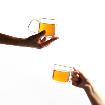 Кружка стеклянная с двойными стенками Dolce Кружка стеклянная с двойными стенками Dolce