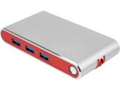 Хаб USB Rombica Type-C Hermes Red Хаб USB Rombica Type-C Hermes Red
