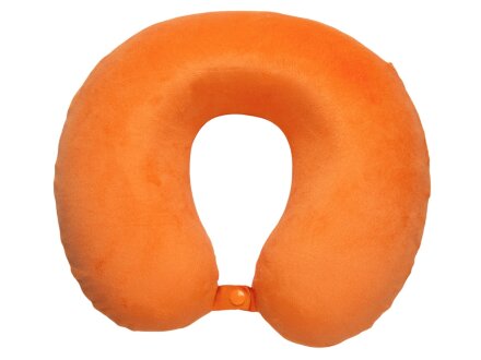 Подушка Basic из микрофибры с эффектом памяти U-shape, оранжевый NEW Подушка Basic из микрофибры с эффектом памяти U-shape, оранжевый NEW
