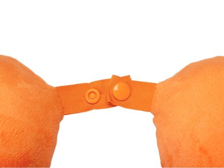 Подушка Basic из микрофибры с эффектом памяти U-shape, оранжевый NEW Подушка Basic из микрофибры с эффектом памяти U-shape, оранжевый NEW