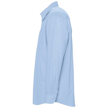 Рубашка мужская с длинным рукавом Boston, голубая Рубашка мужская с длинным рукавом Boston, голубая