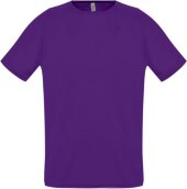 Футболка унисекс Sporty 140 темно-фиолетовая Футболка унисекс Sporty 140 темно-фиолетовая