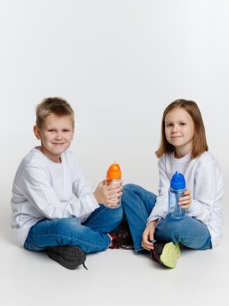 Детская бутылка для воды Nimble, оранжевая Детская бутылка для воды Nimble, оранжевая