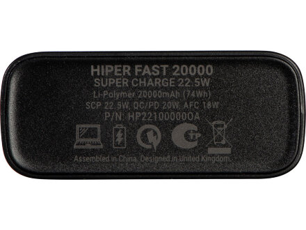 Портативный внешний аккумулятор FAST 20000 Black Портативный внешний аккумулятор FAST 20000 Black