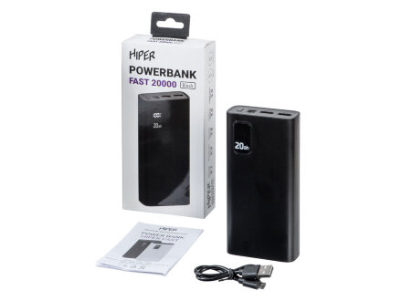 Портативный внешний аккумулятор FAST 20000 Black Портативный внешний аккумулятор FAST 20000 Black