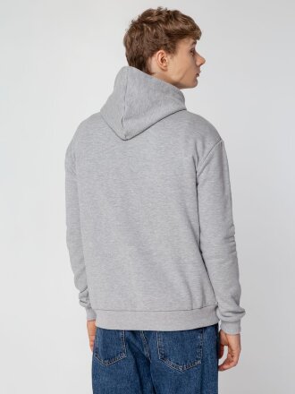 Толстовка с капюшоном Unit Kirenga Heavy, серый меланж Толстовка с капюшоном Unit Kirenga Heavy, серый меланж