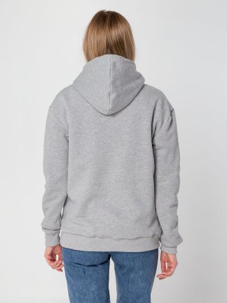Толстовка с капюшоном Unit Kirenga Heavy, серый меланж Толстовка с капюшоном Unit Kirenga Heavy, серый меланж