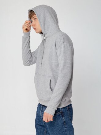 Толстовка с капюшоном Unit Kirenga Heavy, серый меланж Толстовка с капюшоном Unit Kirenga Heavy, серый меланж