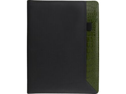 Папка для документов Nadine, черный/зеленый Папка для документов Nadine, черный/зеленый