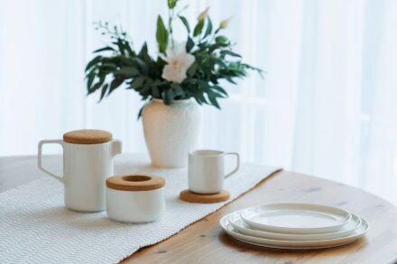 Чайная пара Riposo, белая Чайная пара Riposo, белая