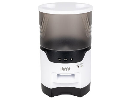 Умная Wi-Fi кормушка IoT Pet Feeder, 3000 мл, белый/черный