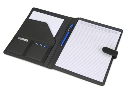 Папка для документов Route с блокнотом, темно-серый Папка для документов Route с блокнотом, темно-серый