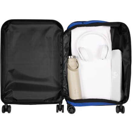 Чемодан Platta, черный с синим Чемодан Platta, черный с синим