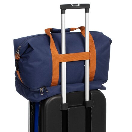 Чемодан Platta, черный с синим Чемодан Platta, черный с синим