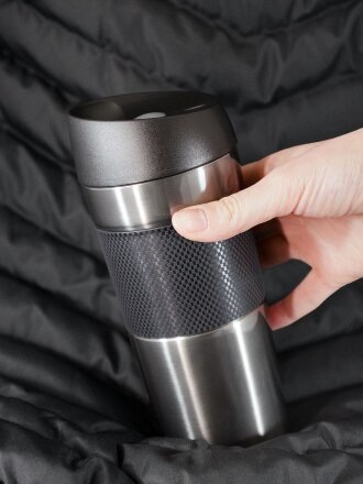 Термостакан Solingen Grip, серо-стальной Термостакан Solingen Grip, серо-стальной