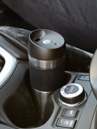 Термостакан Solingen Grip, серо-стальной Термостакан Solingen Grip, серо-стальной