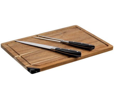 Набор для мяса Slice Twice с ножом-слайсером и вилкой Набор для мяса Slice Twice с ножом-слайсером и вилкой