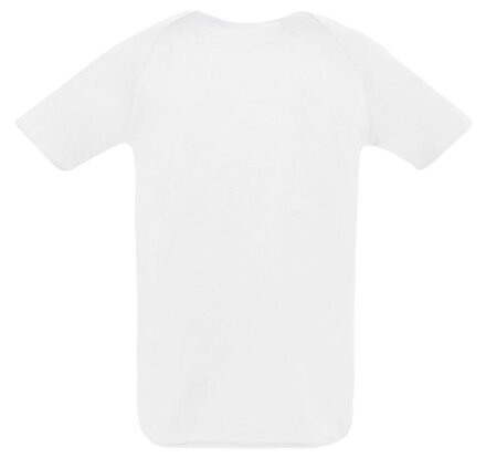 Футболка «Склонный к побегать», белая Футболка «Склонный к побегать», белая