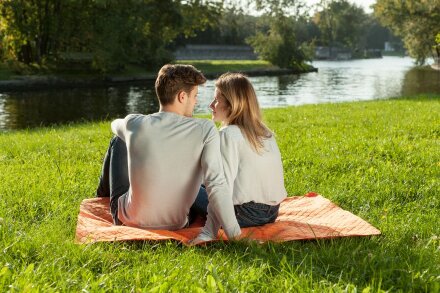 Плед для пикника Comfy, бежевый Плед для пикника Comfy, бежевый