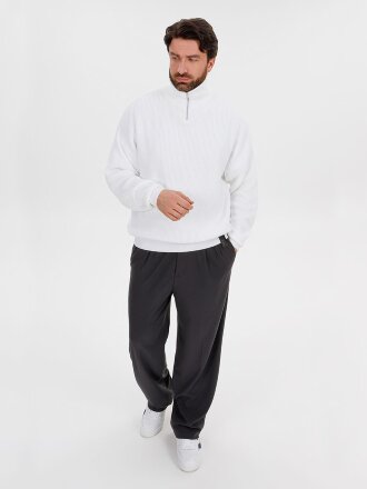 Джемпер Siluetti Birne, молочно-белый Джемпер Siluetti Birne, молочно-белый