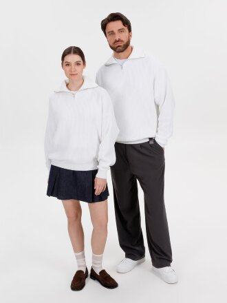 Джемпер Siluetti Birne, молочно-белый Джемпер Siluetti Birne, молочно-белый