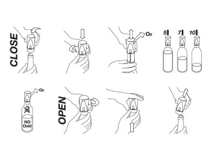 Вакуумная пробка для вина Vacuum, серебристый Вакуумная пробка для вина Vacuum, серебристый