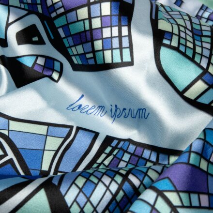 Платок с печатью на заказ ColorSharm, M Платок с печатью на заказ ColorSharm, M